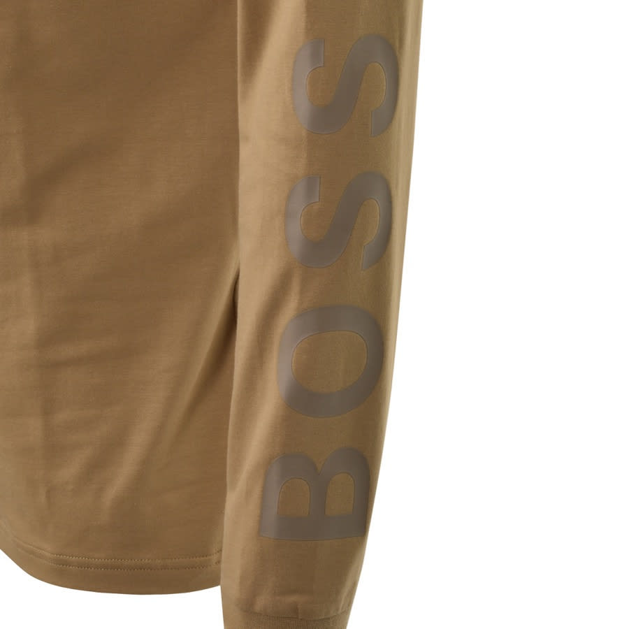 Alternative Image for ProductBOSS Long Sleeved TFlash T Shirt Beige3